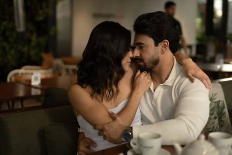 As melhores ideias e inspirações criativas de fotos de casamento registradas por fotógrafos profissionais de eventos da empresa Criativus Foto e Vídeo feito em no Santo Café em São Paulo'