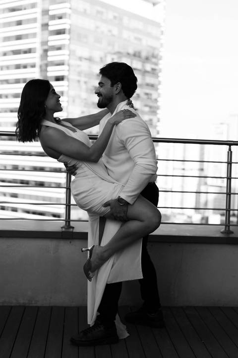 As melhores ideias e inspirações criativas de fotos de casamento registradas por fotógrafos profissionais de eventos da empresa Criativus Foto e Vídeo no Heliponto em São Paulo'