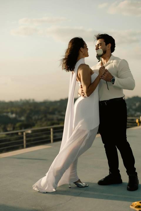 As melhores ideias e inspirações criativas de fotos de casamento registradas por fotógrafos profissionais de eventos da empresa Criativus Foto e Vídeo no Heliponto em São Paulo'