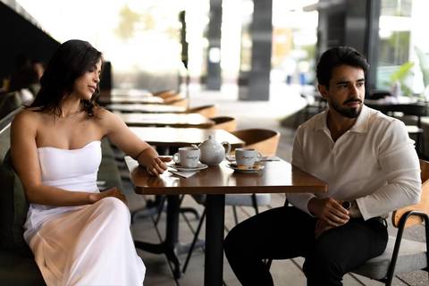 As melhores ideias e inspirações criativas de fotos de casamento registradas por fotógrafos profissionais de eventos da empresa Criativus Foto e Vídeo feito em no Santo Café em São Paulo'