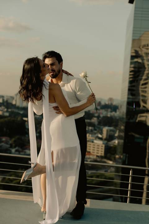 As melhores ideias e inspirações criativas de fotos de casamento registradas por fotógrafos profissionais de eventos da empresa Criativus Foto e Vídeo no Heliponto em São Paulo'