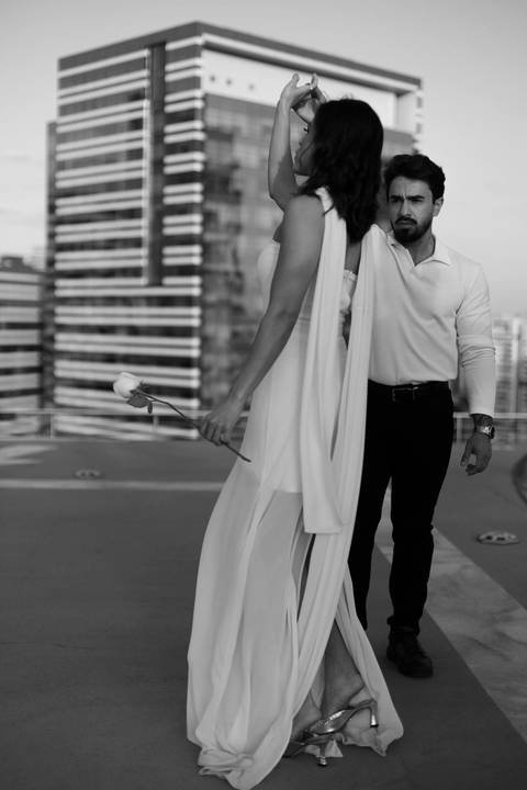 As melhores ideias e inspirações criativas de fotos de casamento registradas por fotógrafos profissionais de eventos da empresa Criativus Foto e Vídeo no Heliponto em São Paulo'