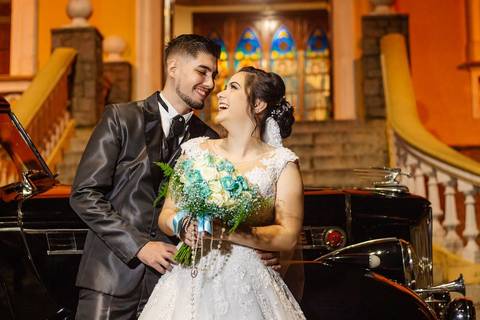 As melhores ideias e inspirações criativas de fotos de casamento registradas por fotógrafos profissionais de eventos da empresa Criativus Foto e Vídeo na igreja católica Paróquia Nossa Senhora do Carmo'