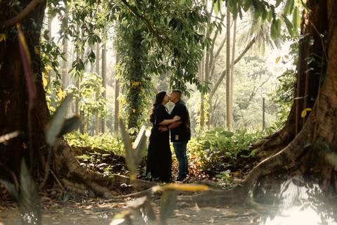 As melhores ideias e inspirações criativas de fotos de ensaio pré casamento registradas por fotógrafos profissionais de eventos da empresa Criativus Foto e Vídeo no  Parque da Luz - SP'