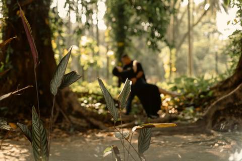 As melhores ideias e inspirações criativas de fotos de ensaio pré casamento registradas por fotógrafos profissionais de eventos da empresa Criativus Foto e Vídeo no  Parque da Luz - SP'