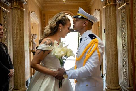 As melhores ideias e inspirações criativas de fotos de casamento registradas por fotógrafos profissionais de eventos da empresa Criativus Foto e Vídeo no Palacete Rosa '