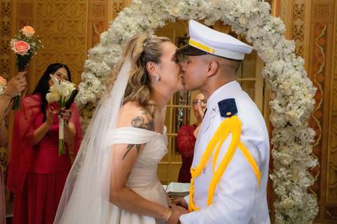 As melhores ideias e inspirações criativas de fotos de casamento registradas por fotógrafos profissionais de eventos da empresa Criativus Foto e Vídeo no Palacete Rosa '