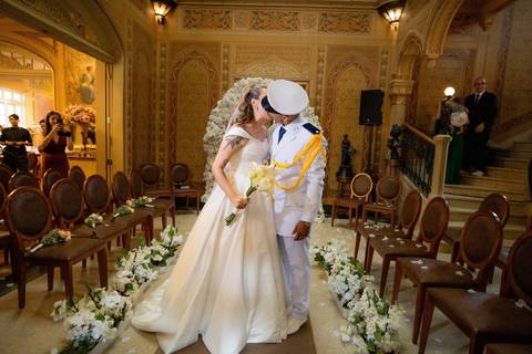 As melhores ideias e inspirações criativas de fotos de casamento registradas por fotógrafos profissionais de eventos da empresa Criativus Foto e Vídeo no Palacete Rosa '