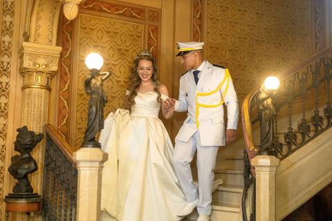 As melhores ideias e inspirações criativas de fotos de casamento registradas por fotógrafos profissionais de eventos da empresa Criativus Foto e Vídeo no Palacete Rosa '