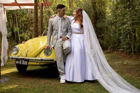 As melhores ideias e inspirações criativas de fotos de casamento registradas por fotógrafos profissionais de eventos da empresa Criativus Foto e Vídeo no Espaço Serra Garden'