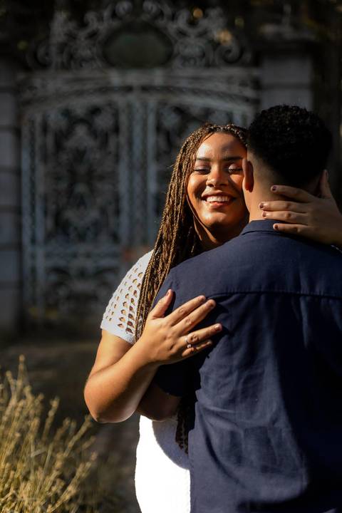 As melhores ideias e inspirações criativas de fotos de ensaio pré casamento registradas por fotógrafos profissionais de eventos da empresa Criativus Foto e Vídeo no Jardim Botânico de São Paulo'
