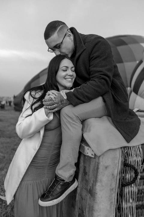 As melhores ideias e inspirações criativas de fotos de ensaio pré casamento registradas por fotógrafos profissionais de eventos da empresa Criativus Foto e Vídeo no Balão em Boituva - SP '