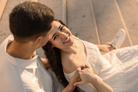 As melhores ideias e inspirações criativas de fotos de ensaio pré casamento registradas por fotógrafos profissionais de eventos da empresa Criativus Foto e Vídeo no Museu do Ipiranga - SP'