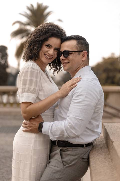 As melhores ideias e inspirações criativas de fotos de ensaio pré casamento registradas por fotógrafos profissionais de eventos da empresa Criativus Foto e Vídeo no Museu do Ipiranga'