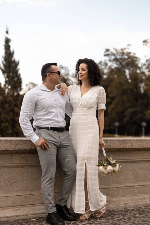As melhores ideias e inspirações criativas de fotos de ensaio pré casamento registradas por fotógrafos profissionais de eventos da empresa Criativus Foto e Vídeo no Museu do Ipiranga'