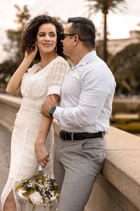 As melhores ideias e inspirações criativas de fotos de ensaio pré casamento registradas por fotógrafos profissionais de eventos da empresa Criativus Foto e Vídeo no Museu do Ipiranga'