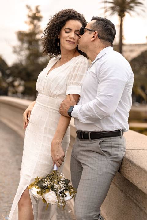 As melhores ideias e inspirações criativas de fotos de ensaio pré casamento registradas por fotógrafos profissionais de eventos da empresa Criativus Foto e Vídeo no Museu do Ipiranga'