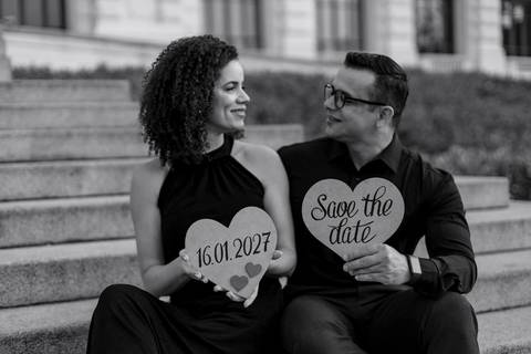 As melhores ideias e inspirações criativas de fotos de ensaio pré casamento registradas por fotógrafos profissionais de eventos da empresa Criativus Foto e Vídeo no Museu do Ipiranga'