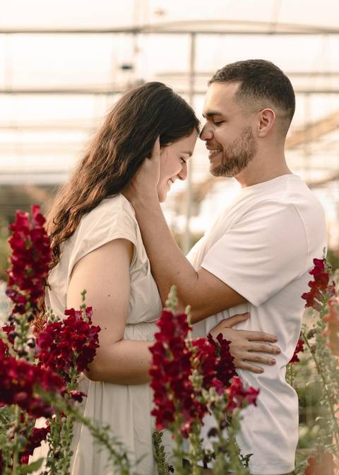 As melhores ideias e inspirações criativas de fotos de ensaio pré casamento registradas por fotógrafos profissionais de eventos da empresa Criativus Foto e Vídeo na cidade de Holambra  '