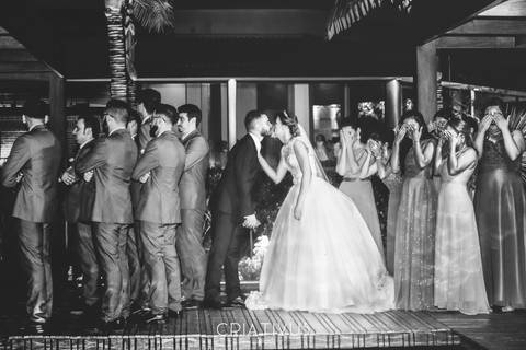 Inspiração e ideias criativas de fotos fotográfico de casamento com os padrinhos Sitio Portal Girassol'