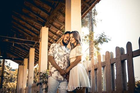 Inspiração e ideias criativas  ensaio fotográfico pré casamento de casal no Sitio dos Netinhos'