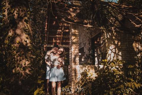 Inspiração e ideias criativas  ensaio fotográfico pré casamento de casal no Sitio dos Netinhos'