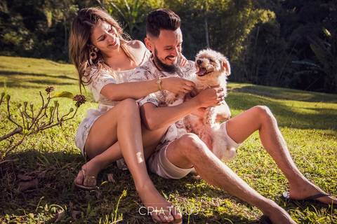 Inspiração e ideias criativas  ensaio fotográfico pré casamento de casal no Sitio dos Netinhos'
