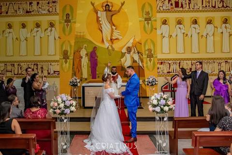 Inspiração e ideias criativas de fotos fotográfico de casamento na Paróquia Cristo Ressuscitado'