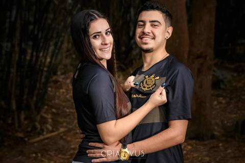 Inspiração e ideias criativas  ensaio fotográfico pré casamento de casal Parque do Carmo'