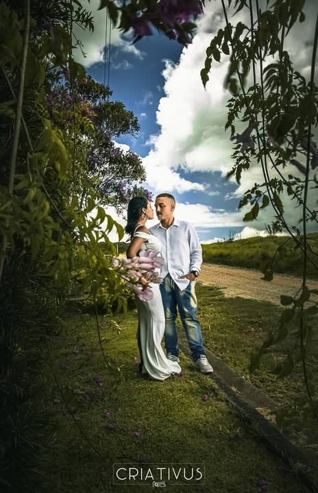 Inspiração e ideias criativas  ensaio fotográfico pré casamento de casal em São Roque'