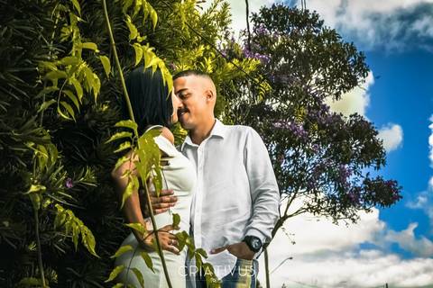 Inspiração e ideias criativas  ensaio fotográfico pré casamento de casal em São Roque'