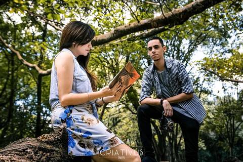  Inspiração e ideias criativas  ensaio fotográfico pré casamento de casal no parque Ibirapuera'