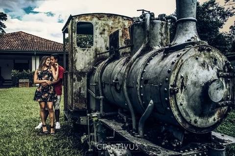 Inspiração e ideias criativas  ensaio fotográfico pré casamento de casal Fazenda Ipanema'