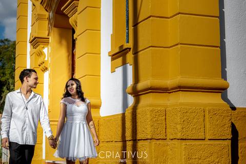 Inspiração e ideias criativas  ensaio fotográfico pré casamento de casal na Associação Santa Terezinha'
