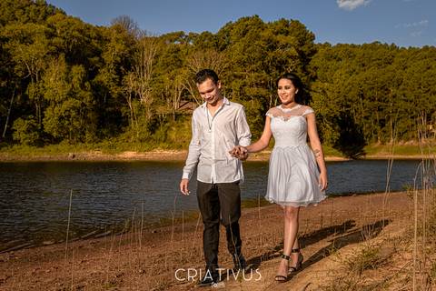 Inspiração e ideias criativas  ensaio fotográfico pré casamento de casal na Associação Santa Terezinha'