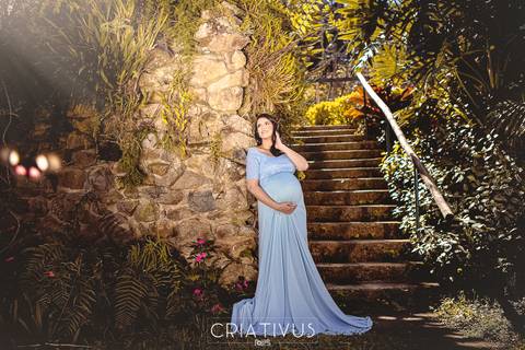 Inspiração e ideias criativas de ensaios fotográfico de gestante no Orquidário Maylasky'