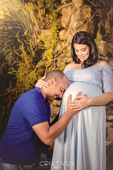 Inspiração e ideias criativas de ensaios fotográfico de gestante no Orquidário Maylasky'