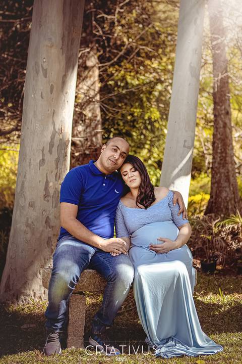 Inspiração e ideias criativas de ensaios fotográfico de gestante no Orquidário Maylasky'