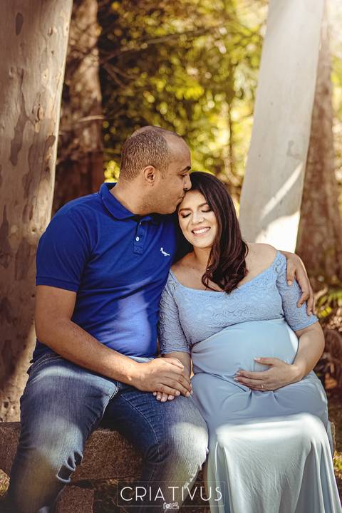Inspiração e ideias criativas de ensaios fotográfico de gestante no Orquidário Maylasky'