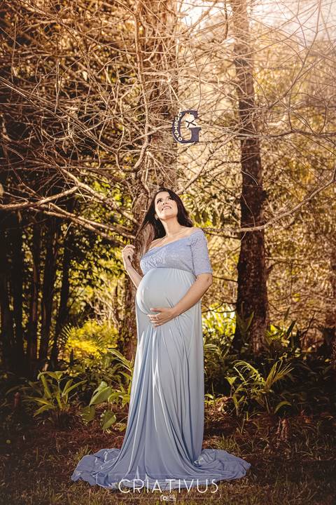 Inspiração e ideias criativas de ensaios fotográfico de gestante no Orquidário Maylasky'