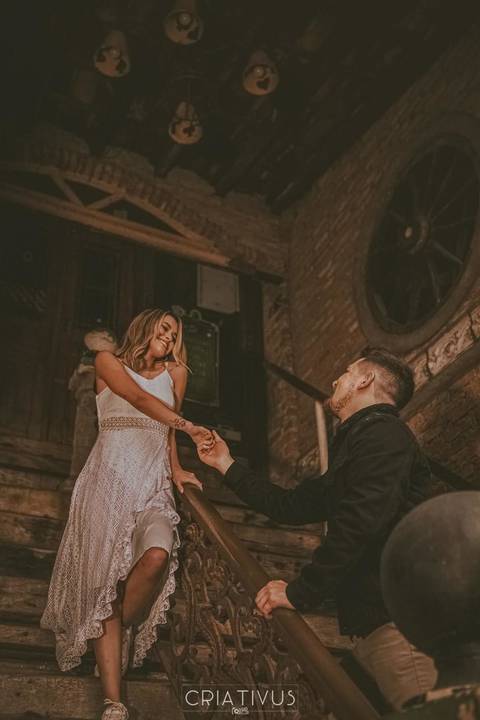 Inspiração e ideias criativas  ensaio fotográfico pré casamento de casal O Velhão'