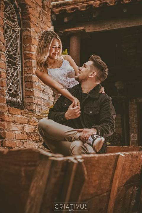 Inspiração e ideias criativas  ensaio fotográfico pré casamento de casal O Velhão'