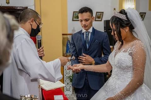Inspiração e ideias criativas de fotos fotográfico de casamento na Capela Educandário Santa Terezinha'