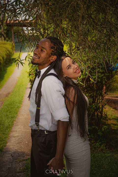 Inspiração e ideias criativas  ensaio fotográfico pré casamento de casal  Orquidário Maylasky'