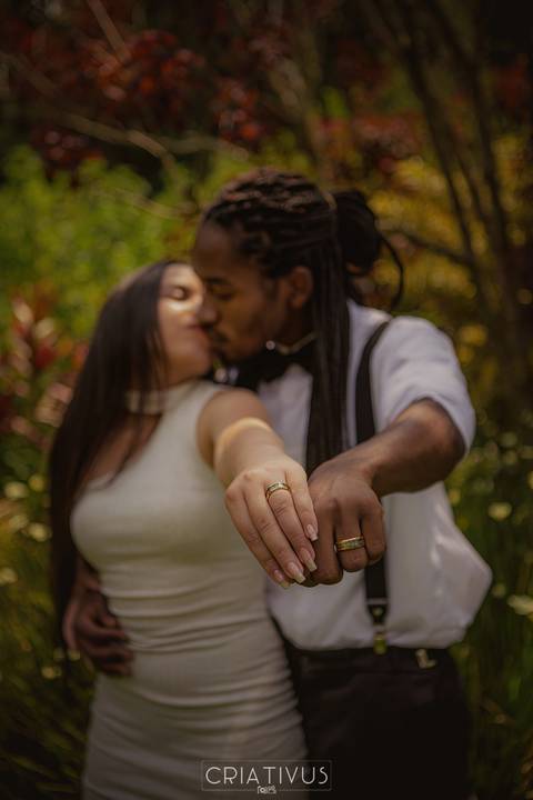 Inspiração e ideias criativas  ensaio fotográfico pré casamento de casal  Orquidário Maylasky'
