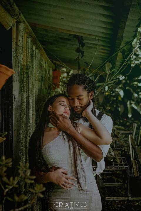 Inspiração e ideias criativas  ensaio fotográfico pré casamento de casal  Orquidário Maylasky'
