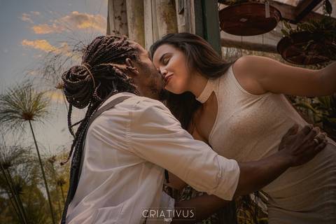 Inspiração e ideias criativas  ensaio fotográfico pré casamento de casal  Orquidário Maylasky'