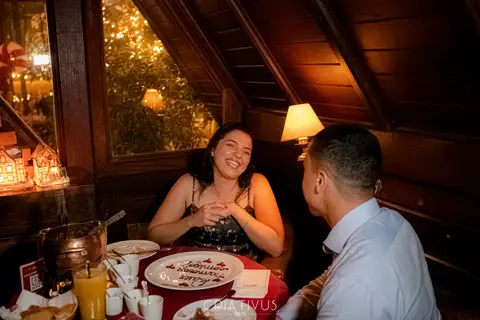 Inspiração e ideias criativas de fotos fotográfico para o Pedido de namoro surpresa romântico Chalezinho Morumbi'