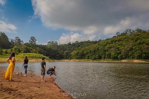 Inspiração e ideias criativas  ensaio fotográfico pré casamento de casal na Aldeia da Serra'