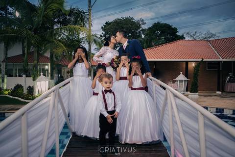 Inspiração e ideias criativas de fotos fotográfico de casamento na Chácara Celebridades'